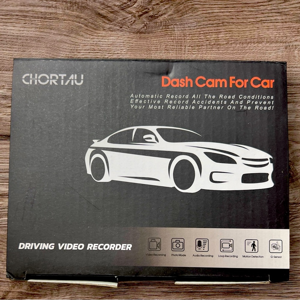 CHORTAU B-T13 Front And Rear Motion Detection Video Recording Dash Cam